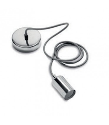 Wiva Metall Pendelleuchte mit E27 Fassung 1,5 Meter silber 31501124