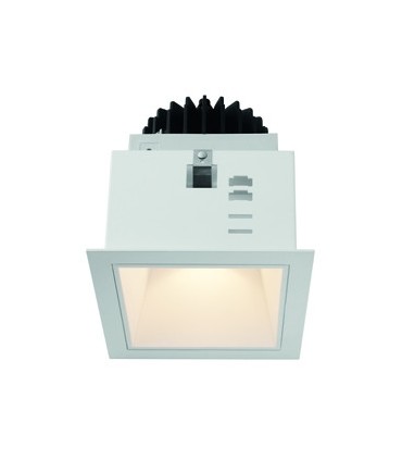 Faro Einbauleuchte Wiva Weißen quadrat-LED 15W WW warmes licht 41100050