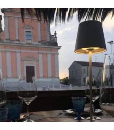 Ailati Poldina Pro Tischlampe 2,2 W 3000K Farbe Corten LD0340B3