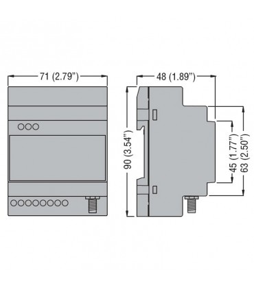 GSM-Lovato-Modem für Fernsteuerung über SMS EXCGSM01