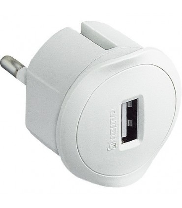 Adapter Bticino USB-buchse 1,5 A stecker, deutsche weiß S3625DU