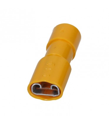 Cembre isolierte Flachsteckhülsen 4mmq 6,3X0,8 100 Stk. Gelb GF-F608-P