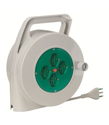 Fanton 20 Meter Kabeltrommel mit 4 Schuko- Steckdosen 01351