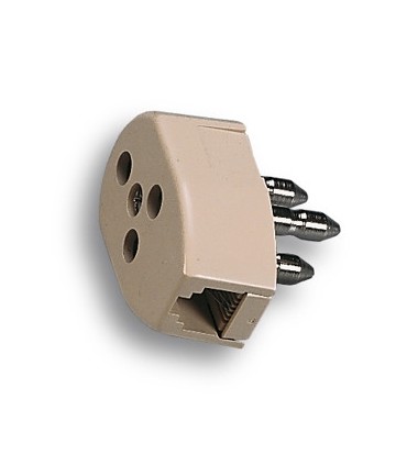 Fanton telefonischer Stecker + Buchse Plug 6/2 22180