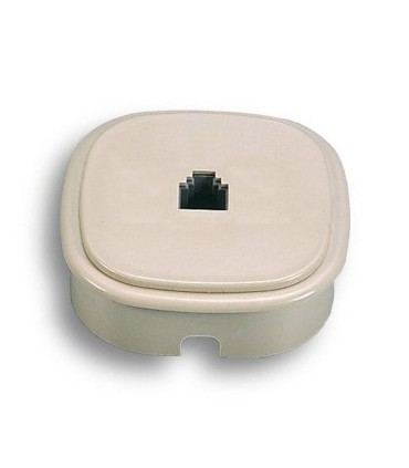 Fanton Wandsteckdose für 1 Stecker 6/4 c. 22240