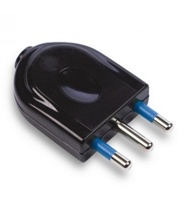 Fanton 2P+T 16A S17 Stecker schwarz 82521-E