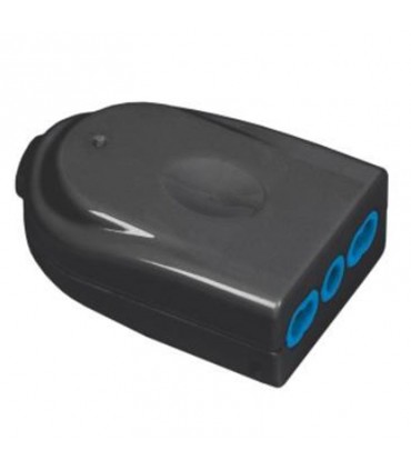 Fanton 2P+T 16A P17/11 bipolare Steckdose schwarz 82571-E