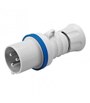 Gewiss mobiler Stecker 2P+E 32A IP44 blau 220V GW60015H