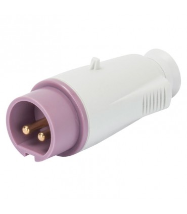 Gewiss mobiler Stecker 2P 16A IP44 violett 24V GW60064