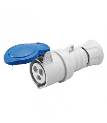 Gewiss mobile Steckdose 2P+E 32A IP44 blau 220V GW62015H