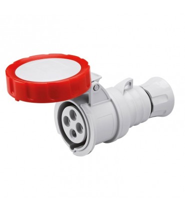 Gewiss mobile Steckdose 3P+E 32A IP67 rot 380V GW62041H