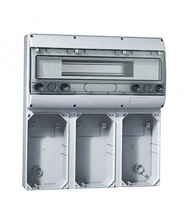 Legrand Wandsockel für 6 x 16A oder 3 verriegelte Steckdosen 057706