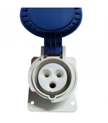 Palazzoli CEE-Industriesteckdose für Schaltschrank 2P+E 16A 230V IP44