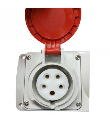 Palazzoli CEE-Industriesteckdose mit Verriegelung 3P+N+E 32A 400V IP44