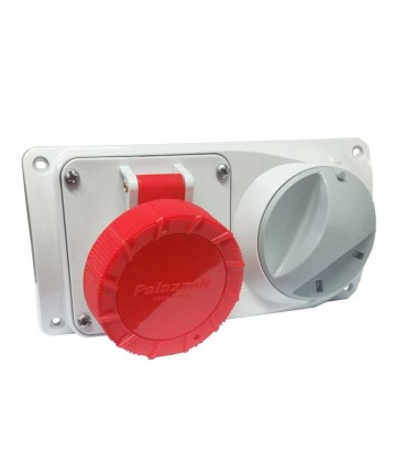 Palazzoli CEE-Industriesteckdose mit Verriegelung 3P+N+E 16A 400V IP55