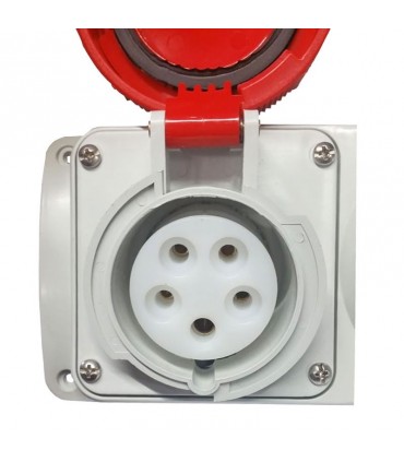 Palazzoli CEE-Industriesteckdose mit Verriegelung 3P+N+E 16A 400V IP55