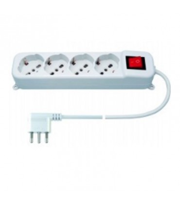 Wiva Schuko/Standard-Steckerleiste mit 4 Stellen und Schalter 31500601