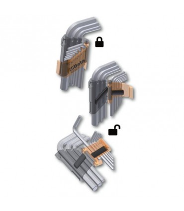 BetaSechskant-Stiftschlüsselsatz, gebogen, 9teilig  000960374