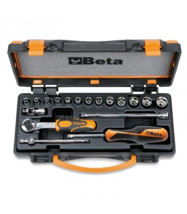 Beta 13 Sechskant-Steckschlüssel und 5 Betätigungswerkzeuge 009000953