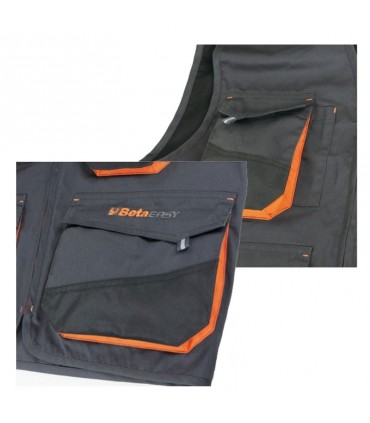 BM Westen für Elektriker TWILL 180gr EASY GREY TG L 078670803