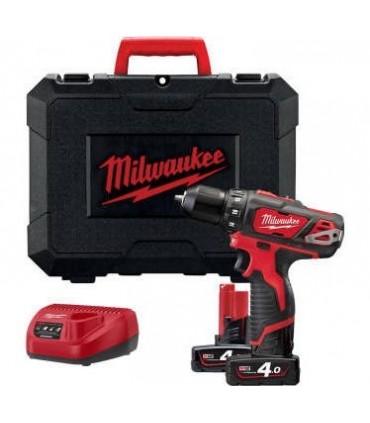 Milwaukee M12 BDD-402C Akku-Bohrschrauber 12 V 4AH 4933441925