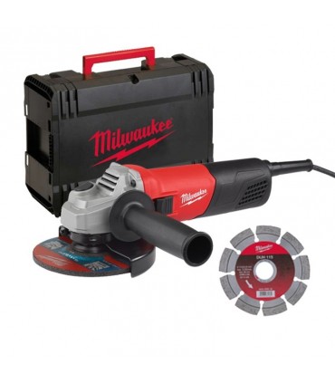 Milwaukee Set Winkelschleifer + Scheibe AG800-115E_D 4933451281