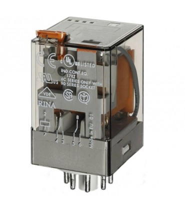 Octal Finder Einsteckrelais 2 Schalter 10A 230VAC 601282300040