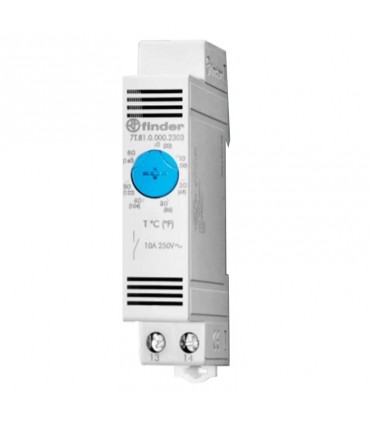 Finder analoger Thermostat für Lüftung 10A 250V 7T8100002303