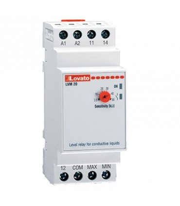 Lovato modulares Füllstandsrelais mit automatischer Rückstellung 24VAC LVM20A024