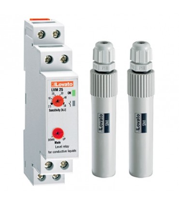 Lovato modulares Niveaurelais-Kit LVM25 240 und 2 SN1-Sonden LVMKIT25