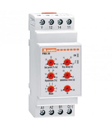 Lovato Einphasenstromrelais AC-DC 5A oder 16A PMA30240