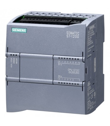 CPU Siemens Simatic S7-1200 1212C 8DI/6DO/2AI DC/DC/DC 6ES72121AE400XB0