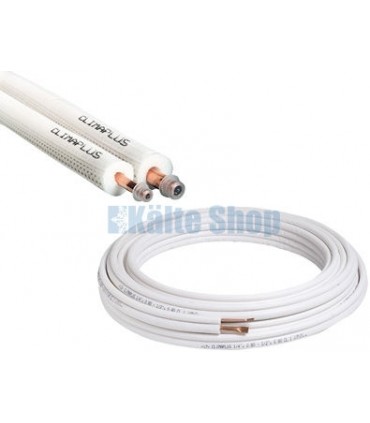 Isoliertes Kupferrohr 1/4"*1/2" TWIN 20m Bund