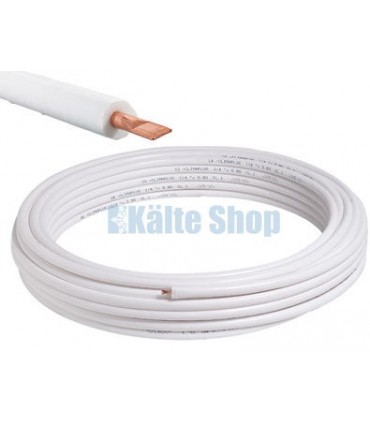Isoliertes Kupferrohr 1/4"-0,8mm 50m Bund