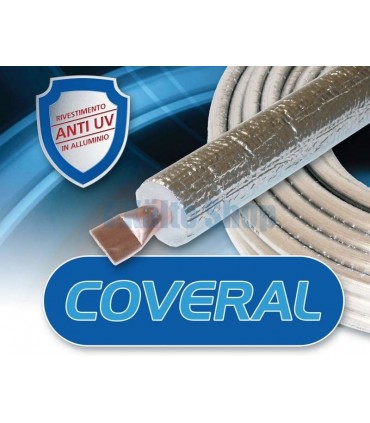 Isoliertes Kupferrohr 1/2"-0,8mm Coveral 50m Bund