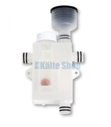 Siphon Double mit horizontalem Auslauf o. Gehäuse