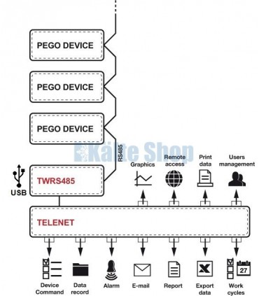 Überwachungssystem 200TELENET Pego