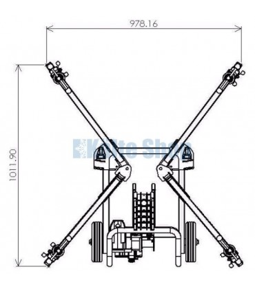 Elektrischer Montagelift 4m/150kg CA400-P KSF