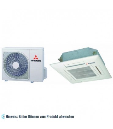 Klimaanlage Set Mitsubishi Heavy Deckenkassette FDS Euroraster FDTC 25 VF / SRC 25 ZMX-S, 2,55/3,45 kW