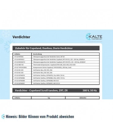 Überspannungsschutz für Copeland Kompressor, INT 69 SC2 (120-230 Vac), 8558514