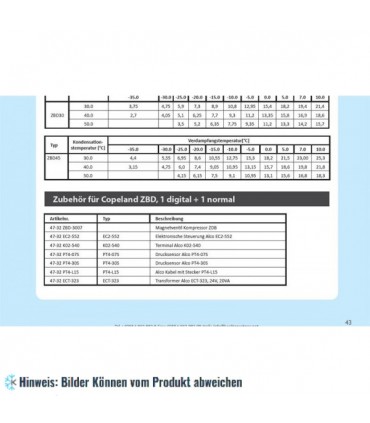 Schraubklemmensatz Alco K02-540 für Kompressor Copeland ZBD