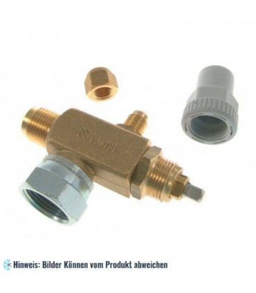 Rotalock Schraubventil, Anschlüsse 1" Ausgang 1/2" SAE