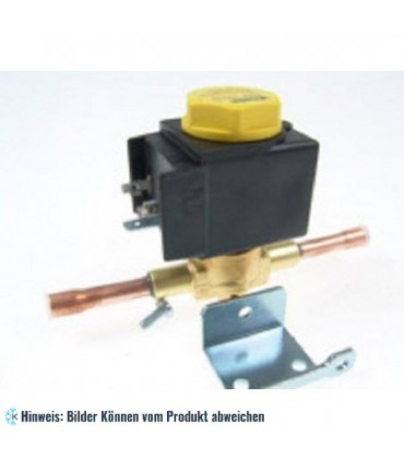 Magnetventil Castel, NC, Lötanschlüsse 1/4" ODS, mit Spule, 1028/2A6.E