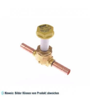 Magnetventil Castel, NC, Lötanschlüsse 10 mm ODS, ohne Spule, 1068/M10S