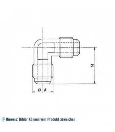 Winkelstück 3/4"SAE WIGAM E2-12