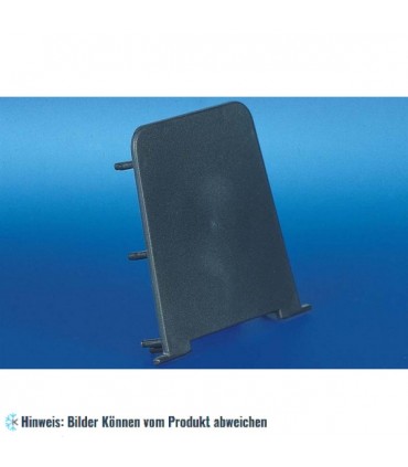 Endkappe Montageprofil - PVC - schwarz 4 Stk.