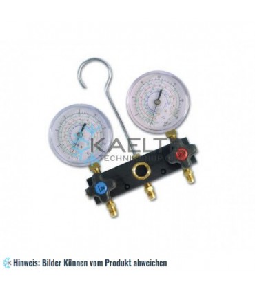 2-Wege Monteurhilfe mit Druckmesser Ø80 Klasse 1 "Pulse-Free" WIGAM PF2PF80/D9/4/K1