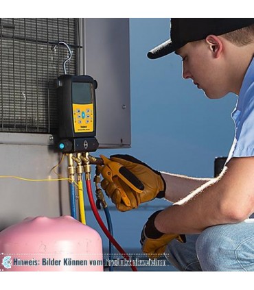 Drahtlose SMAN-Kältemittel-Monteurhilfe mit 3 Anschlüssen und Mikrometer-Messgerät SM380VINT FIELDPIECE