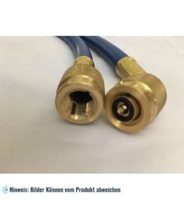 Füllschlauch blau Standard, L 90cm, 1/4SAE