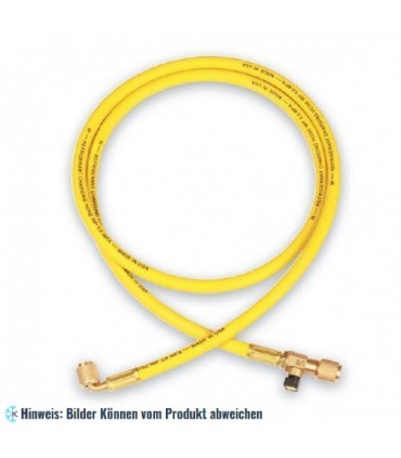 Füllschlauch "W" 150cm mit Absperrventil, Anschlüsse gerade x 90° WIGAM V/WSL/5-5/60